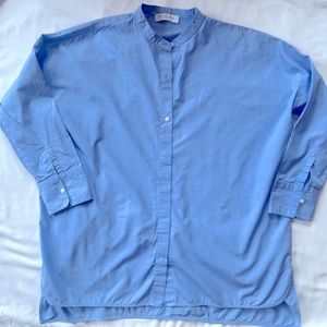 COPY - Everlane The Cotton Collarless Square Shirt sz 6